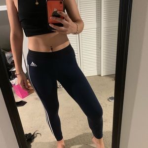 NAVY BLUE ADIDAS LEGGINGS SIZE SMALL